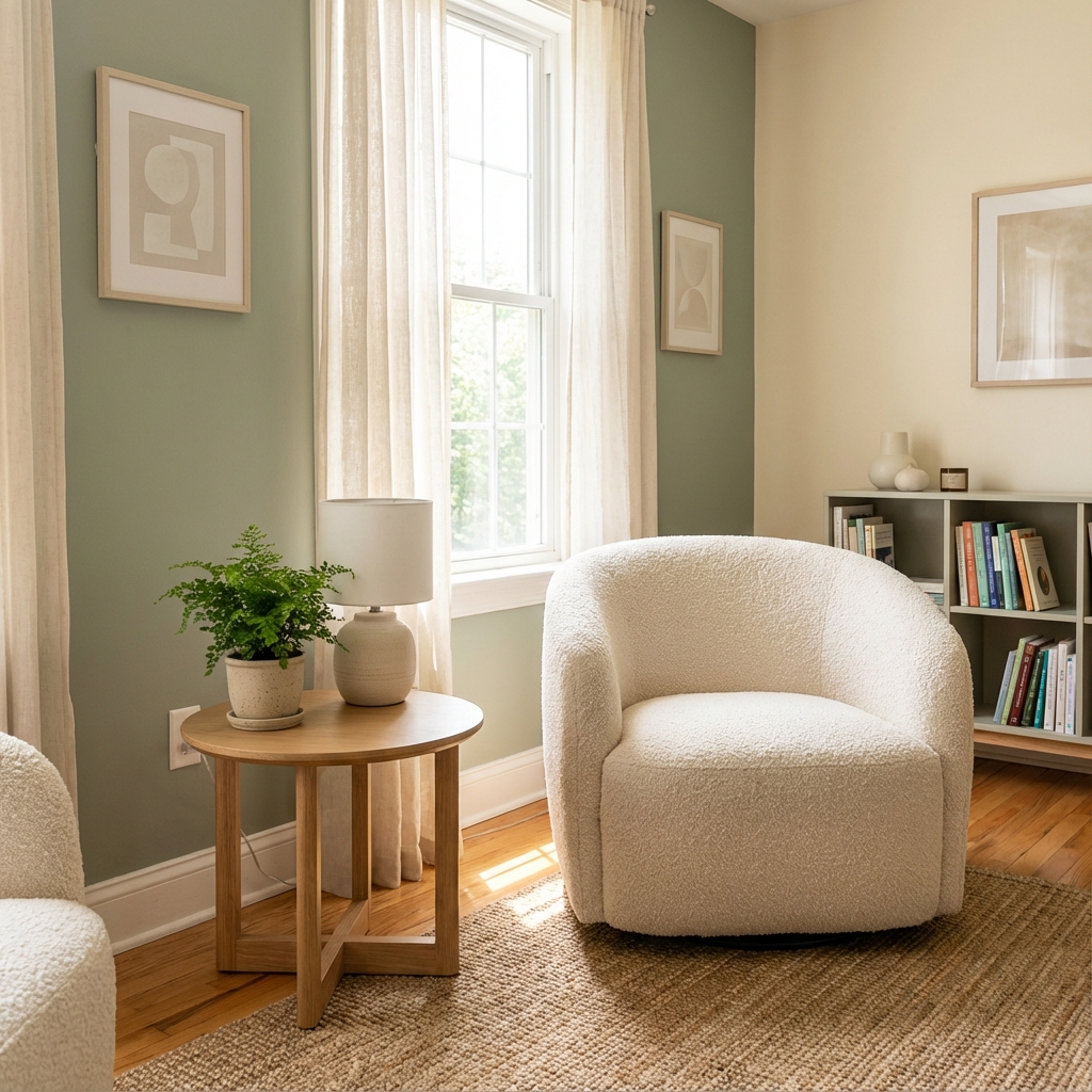 Welcoming therapy space